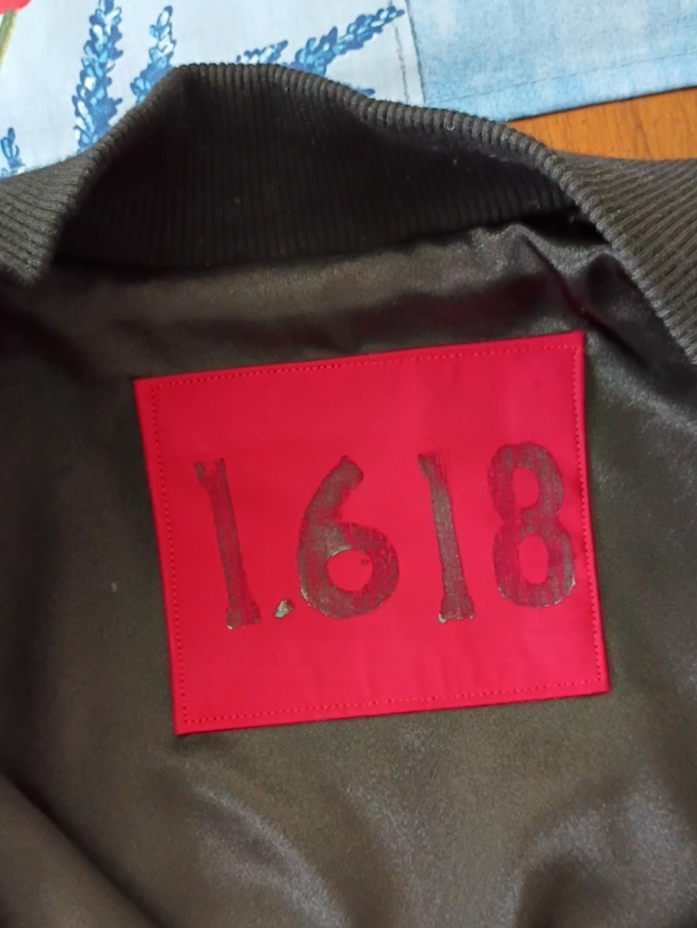 Amin Phillips Runway 100% Silk Navy Blue Bomber Jacket - Picture 5 of 5